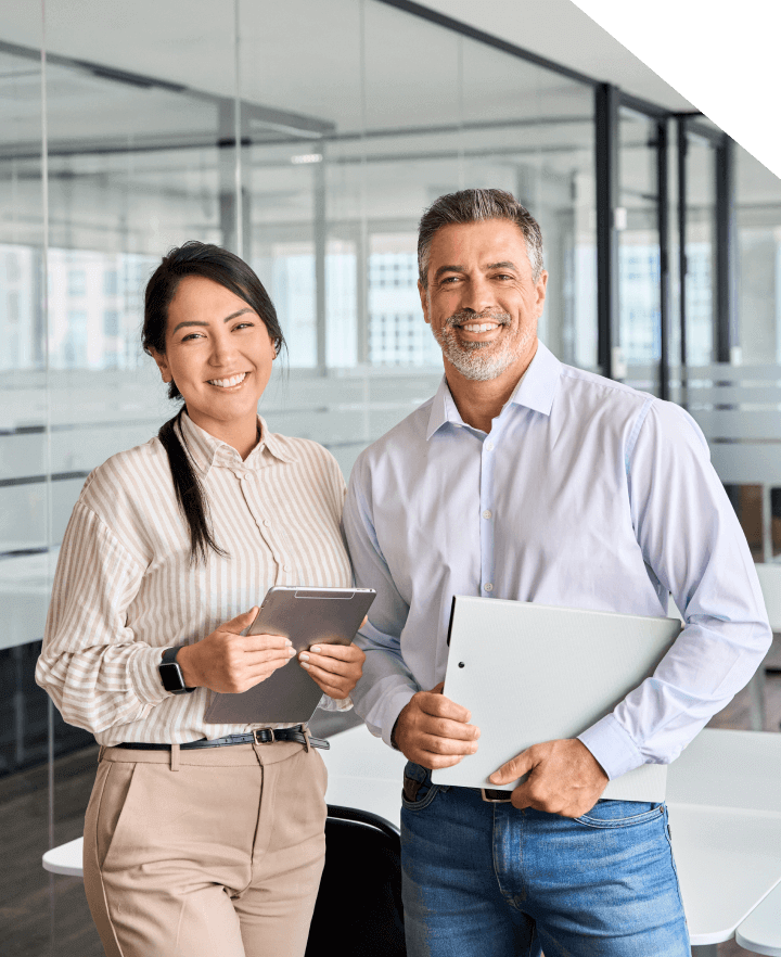 happy-diverse-professional-business-man-and-woman--42GKBJH